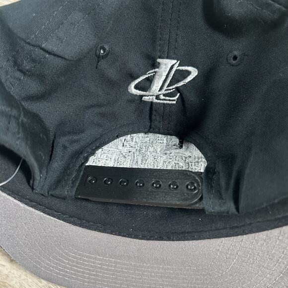 Vintage Logo Athletic NFL Football Hat Snapback Feel the Power Black Cap - Picture 2 of 8